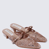 Améa Comfy Heels In Dusty PinkHeels - myballerine