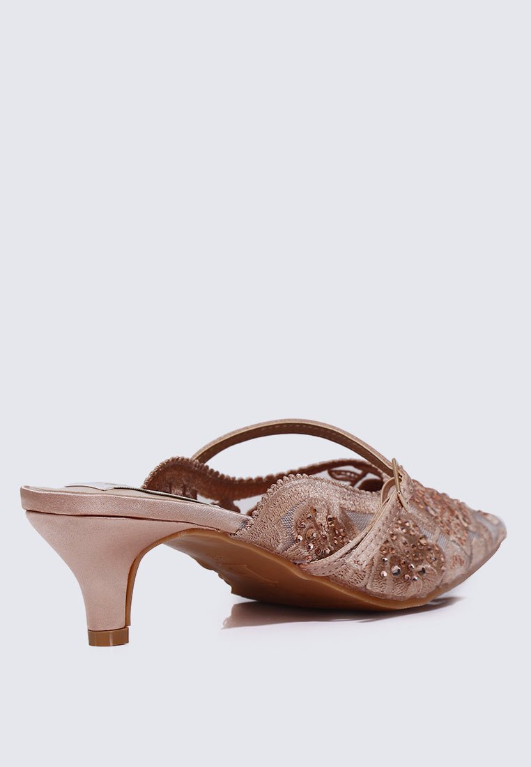 Améa Comfy Heels In Dusty PinkHeels - myballerine