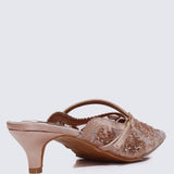 Améa Comfy Heels In Dusty PinkHeels - myballerine