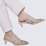 Améa Comfy Heels In NudeHeels - myballerine