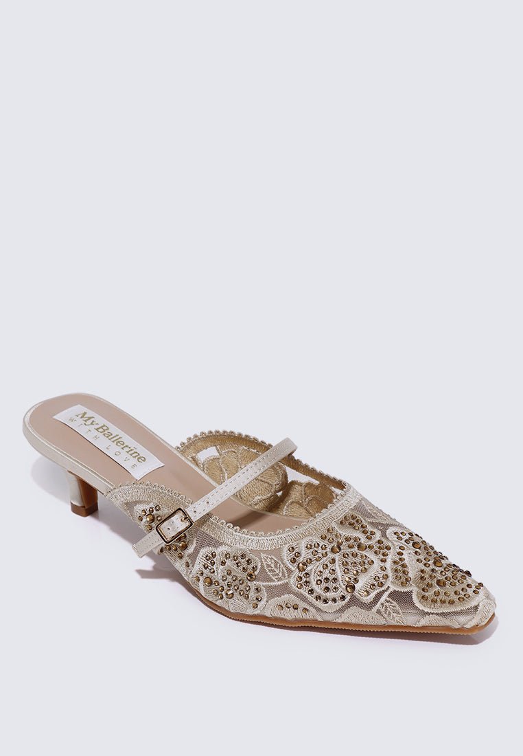 Améa Comfy Heels In NudeHeels - myballerine