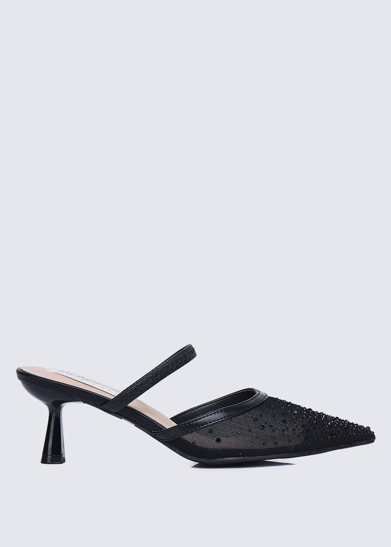 Amelia Comfy Heels In BlackShoes - myballerine
