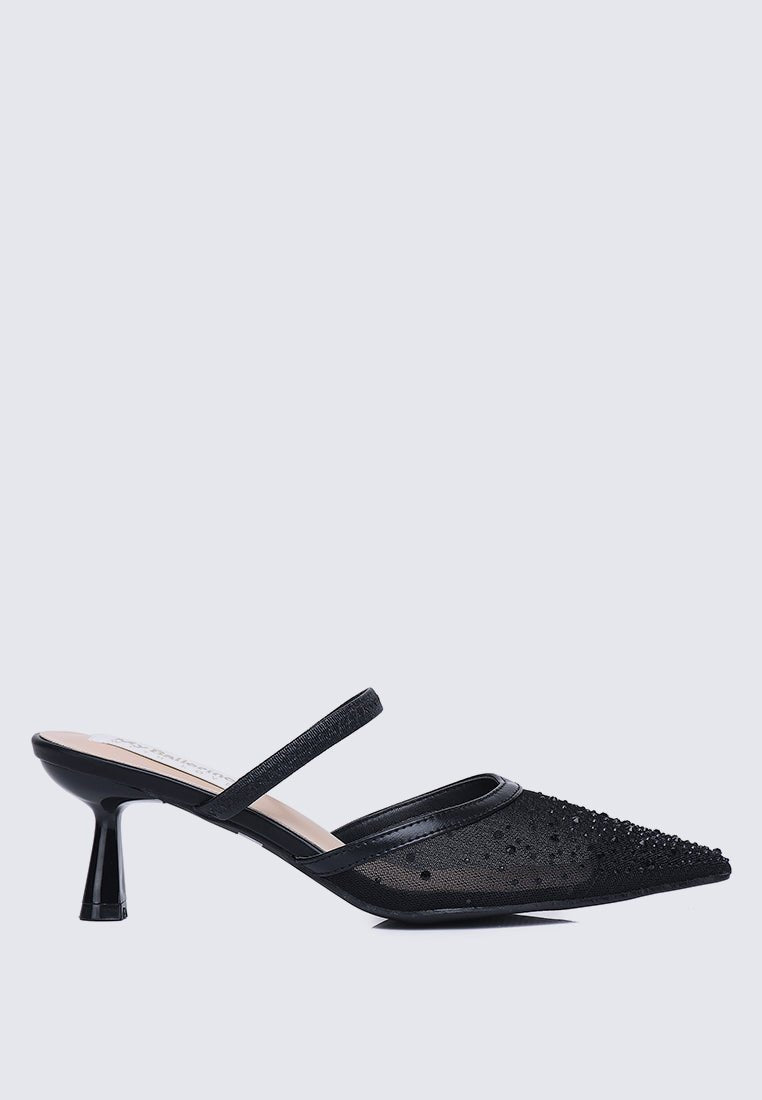Amelia Comfy Heels In BlackShoes - myballerine