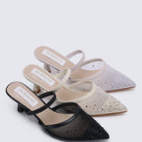 Amelia Comfy Heels In BlackShoes - myballerine