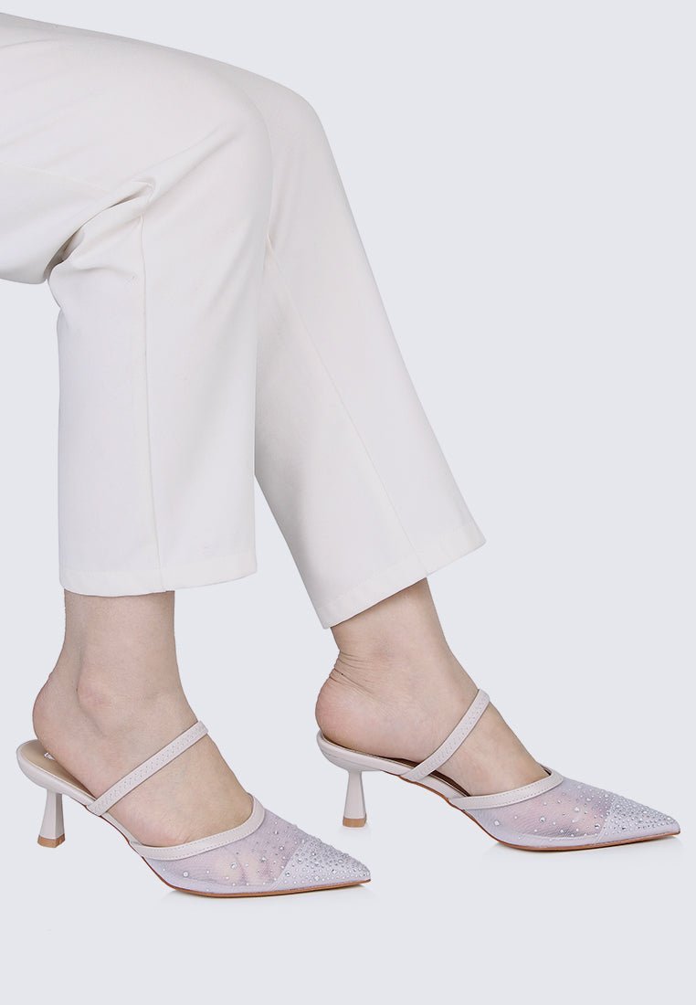 Amelia Comfy Heels In LilacHeels - myballerine