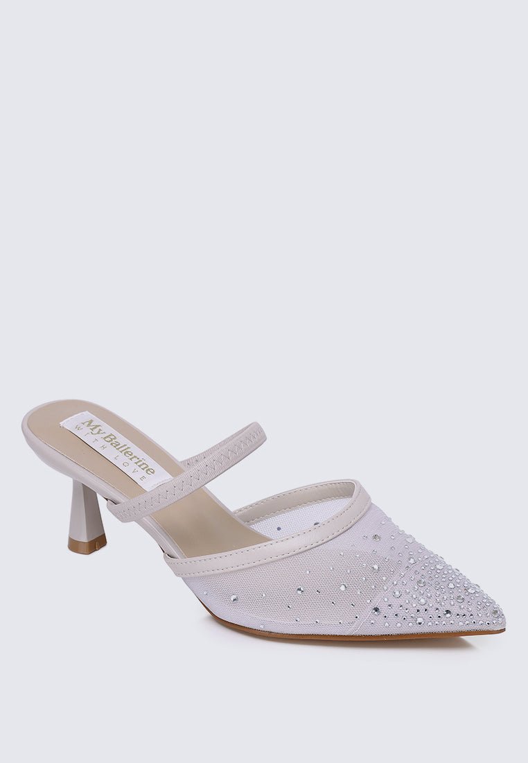 Amelia Comfy Heels In LilacHeels - myballerine