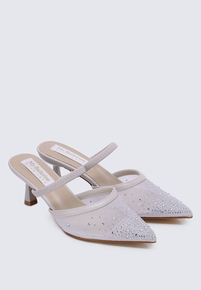 Amelia Comfy Heels In LilacHeels - myballerine