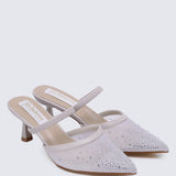 Amelia Comfy Heels In LilacShoes - myballerine