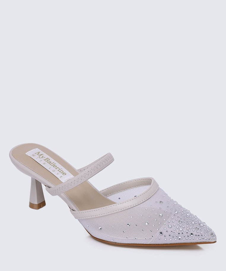 Amelia Comfy Heels In LilacShoes - myballerine