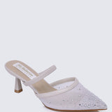 Amelia Comfy Heels In LilacShoes - myballerine