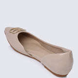 Amina Comfy Ballerina In AlmondShoes - myballerine