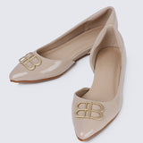 Amina Comfy Ballerina In AlmondShoes - myballerine