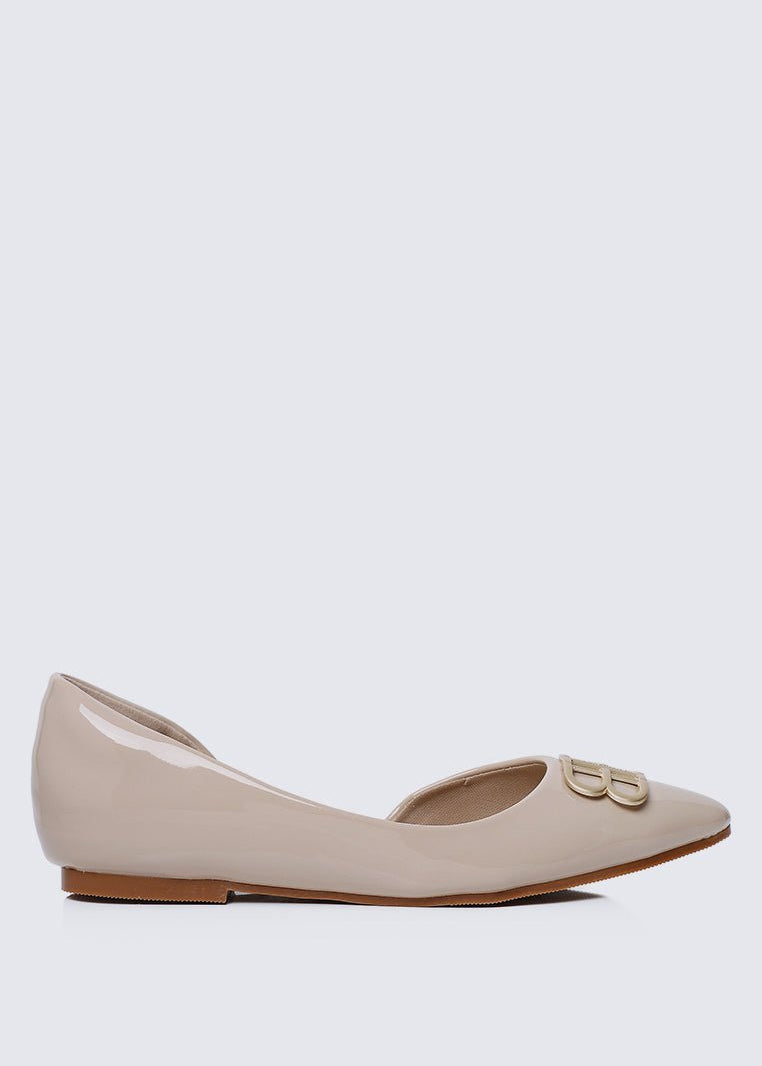 Amina Comfy Ballerina In AlmondShoes - myballerine