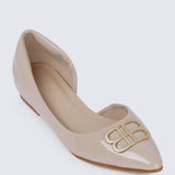 Amina Comfy Ballerina In AlmondShoes - myballerine