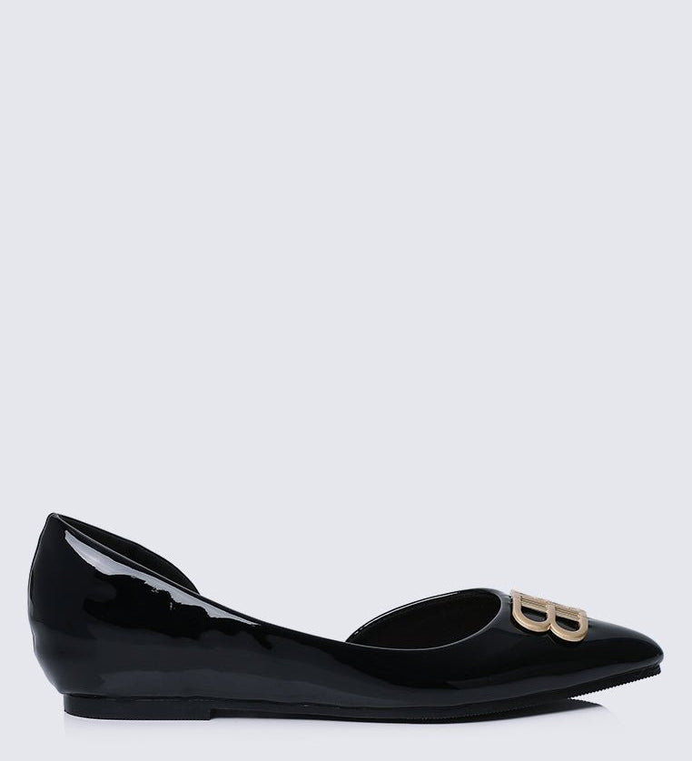 Amina Comfy Ballerina In BlackShoes - myballerine