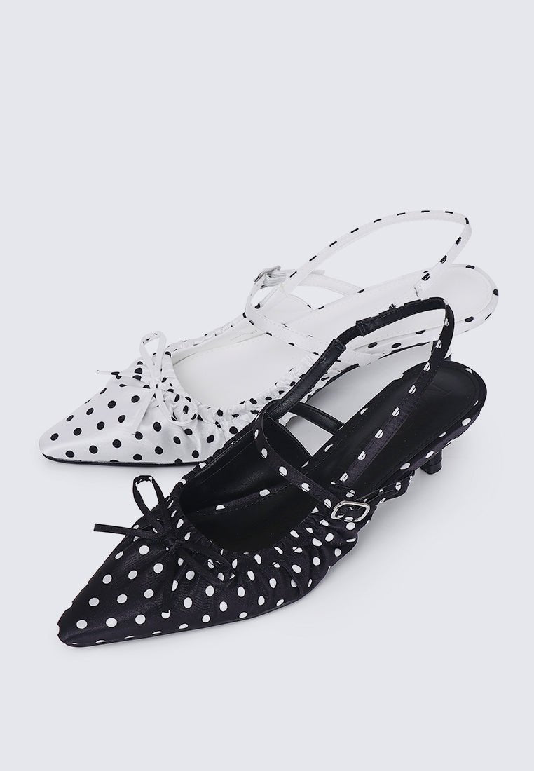 Amora Comfy Heels In BlackHeels - myballerine