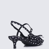 Amora Comfy Heels In BlackHeels - myballerine