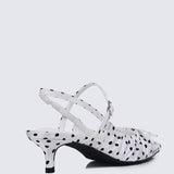 Amora Comfy Heels In WhiteHeels - myballerine