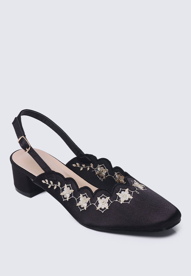 Anastasia Comfy Heels In BlackHeels - myballerine