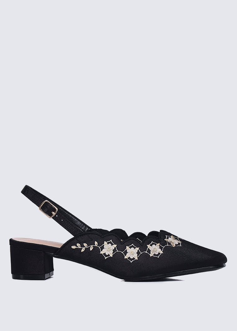 Anastasia Comfy Heels In BlackHeels - myballerine