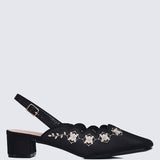 Anastasia Comfy Heels In BlackHeels - myballerine