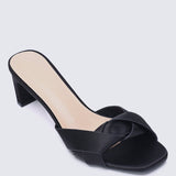 Anne Comfy Heels In Black - myballerine