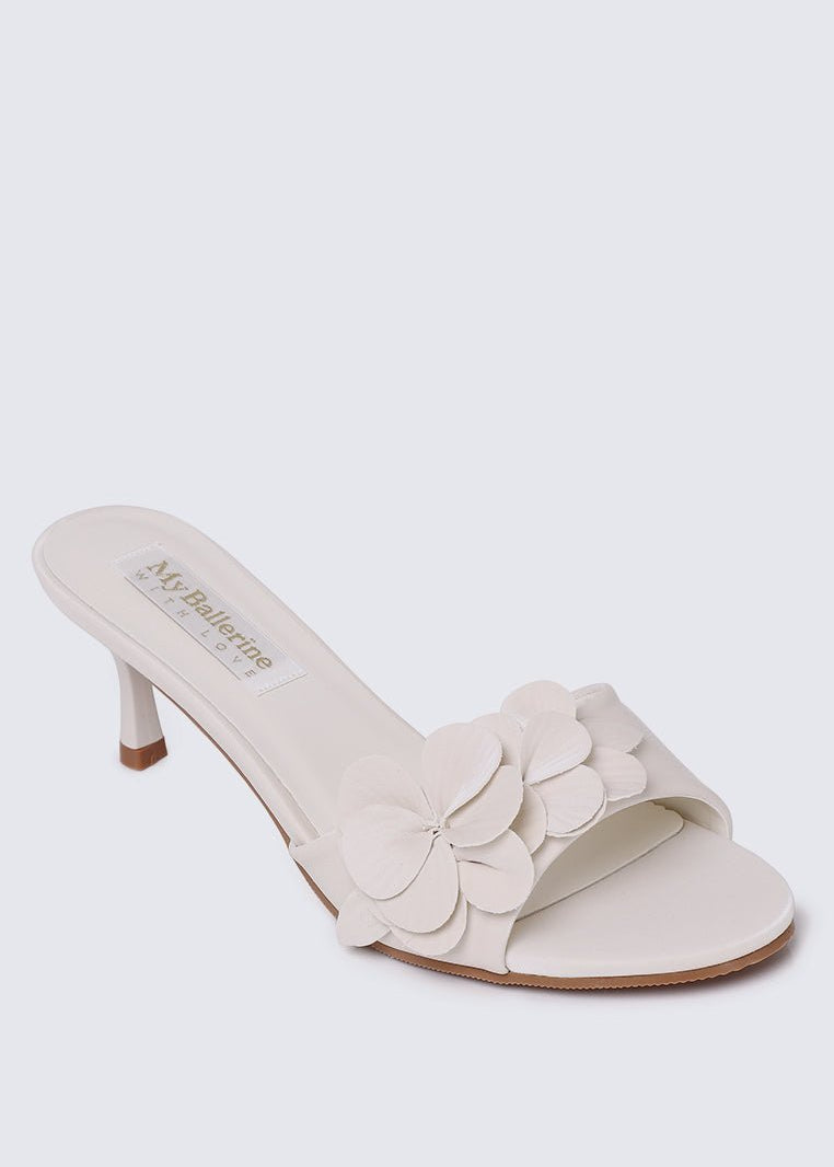 Anneliese Comfy Heels In BeigeHeels - myballerine