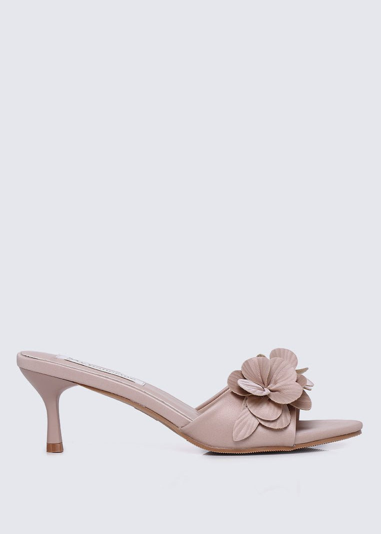 Anneliese Comfy Heels In Nude PinkHeels - myballerine