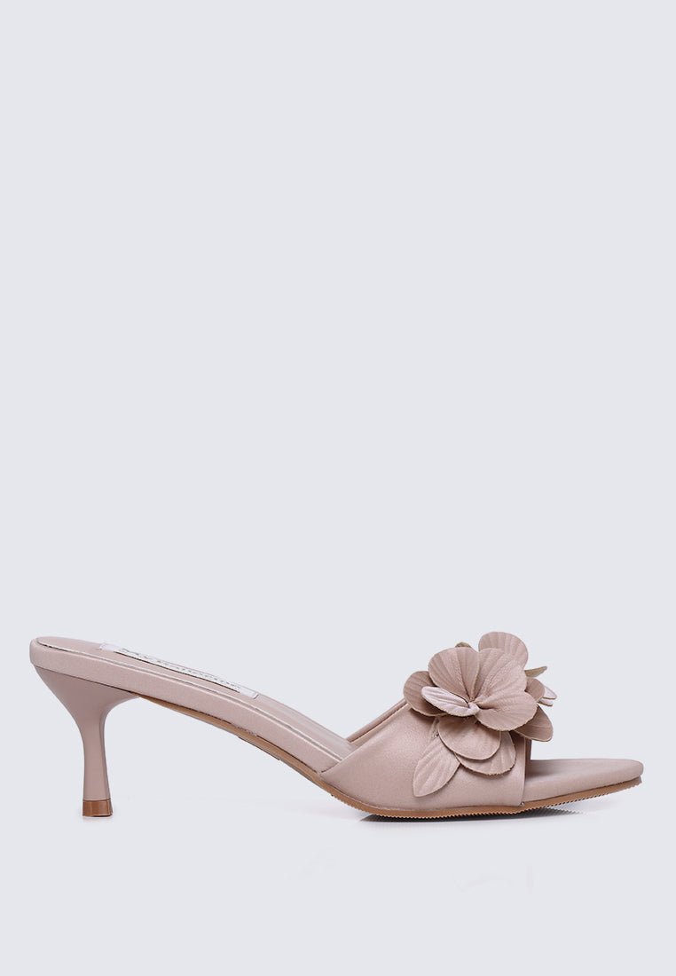 Anneliese Comfy Heels In Nude PinkHeels - myballerine