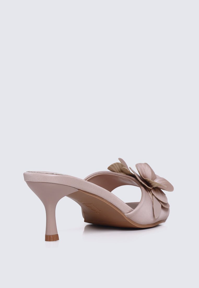 Anneliese Comfy Heels In Nude PinkHeels - myballerine