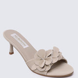 Anneliese Comfy Heels In NudeHeels - myballerine