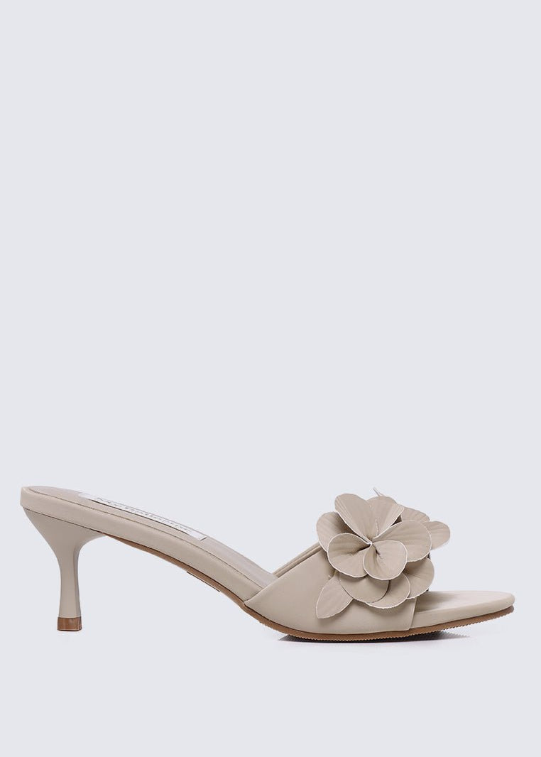 Anneliese Comfy Heels In NudeHeels - myballerine