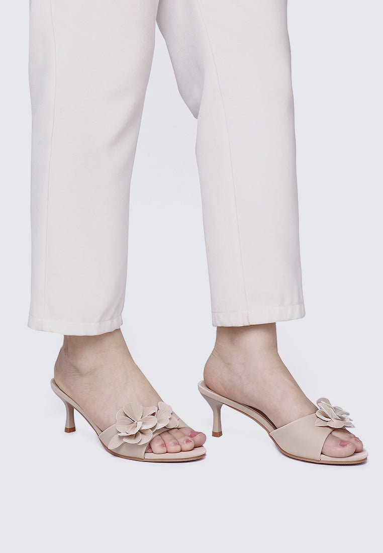 Anneliese Comfy Heels In NudeHeels - myballerine