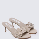 Anneliese Comfy Heels In NudeHeels - myballerine
