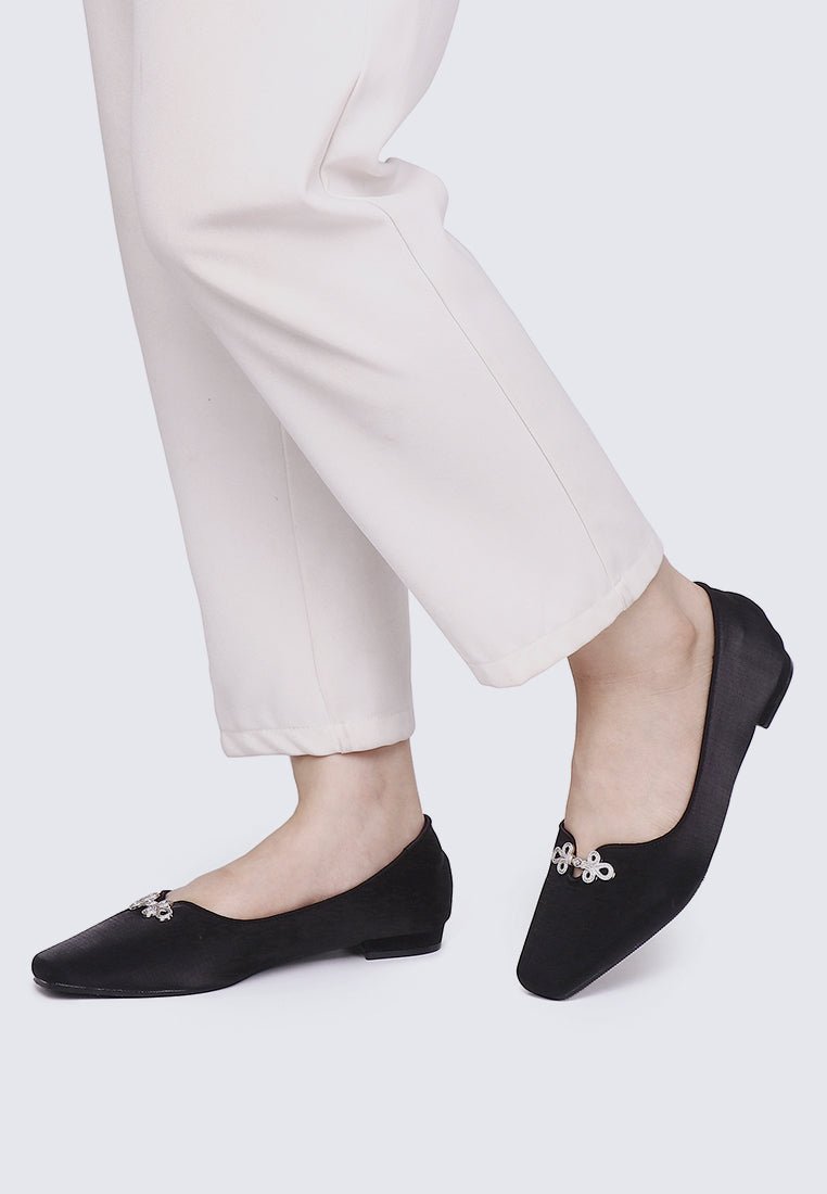 Anvera Comfy Ballerina In BlackBallerina - myballerine