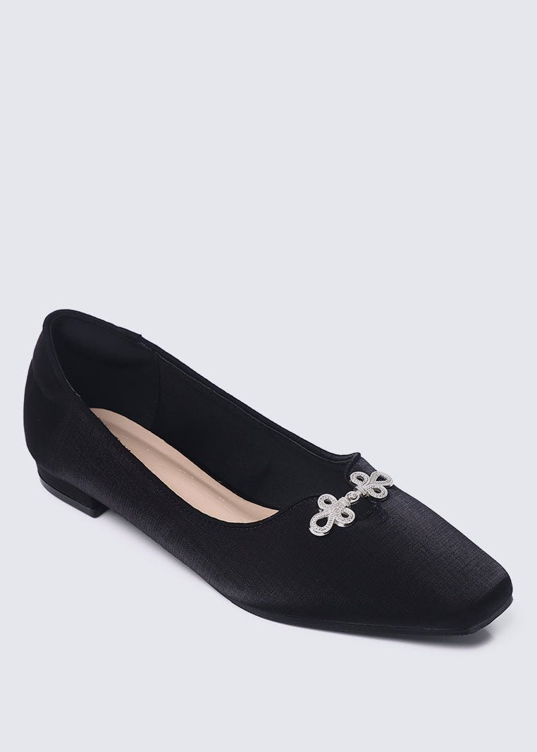 Anvera Comfy Ballerina In BlackBallerina - myballerine
