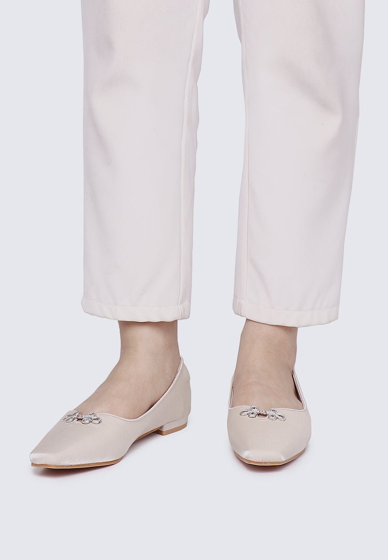 Anvera Comfy Ballerina In ChampagneBallerina - myballerine