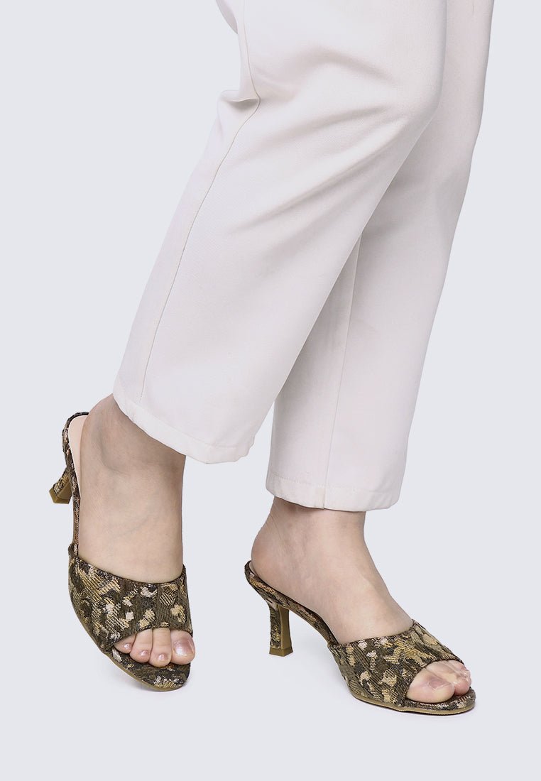 Aristea Comfy Heels In CoffeeHeels - myballerine