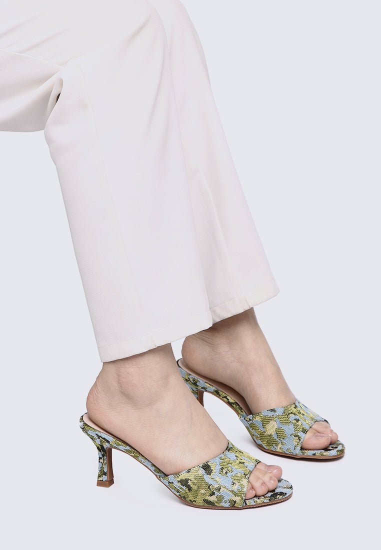 Aristea Comfy Heels In Light BlueHeels - myballerine