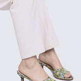Aristea Comfy Heels In Light BlueHeels - myballerine