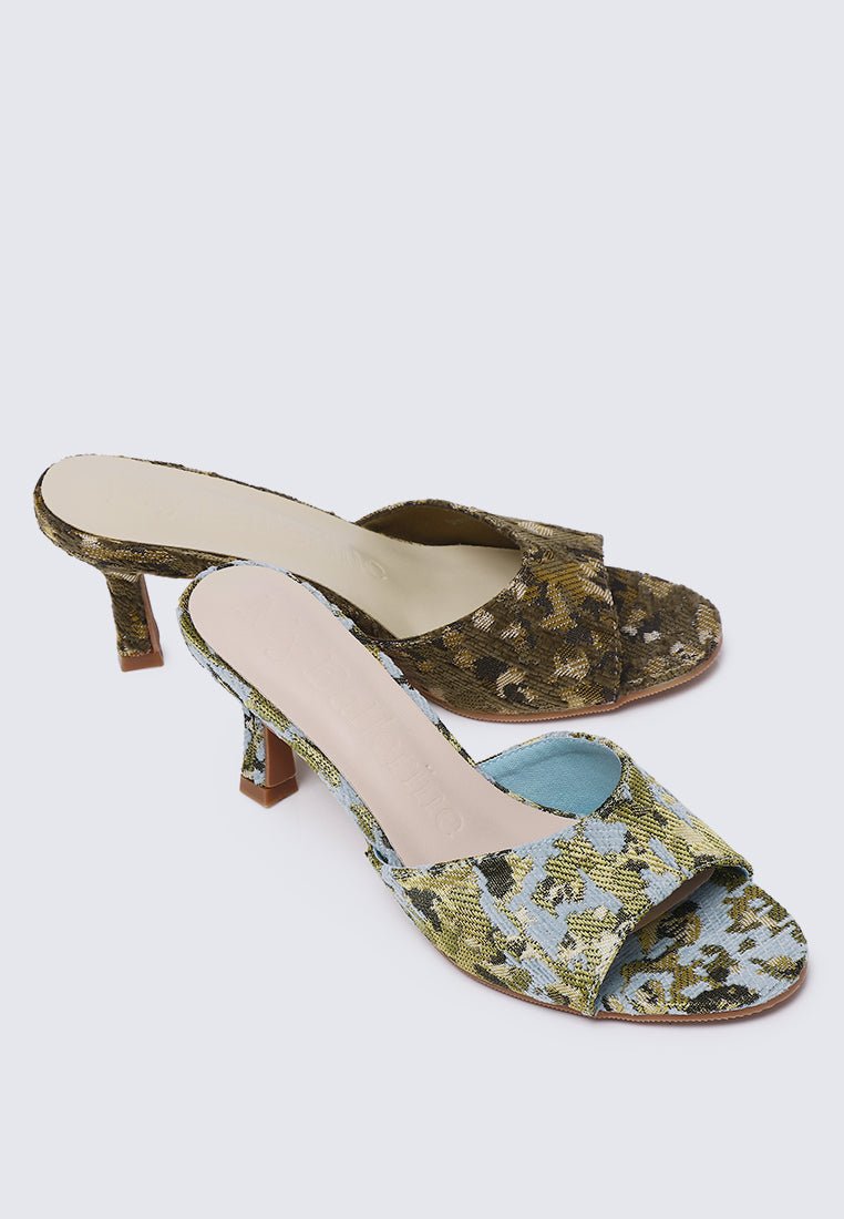 Aristea Comfy Heels In Light BlueHeels - myballerine