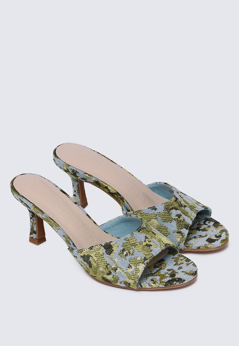 Aristea Comfy Heels In Light BlueHeels - myballerine