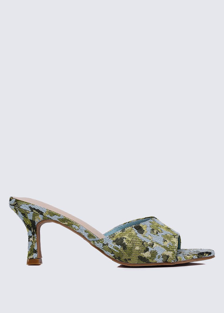 Aristea Comfy Heels In Light BlueHeels - myballerine