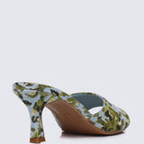 Aristea Comfy Heels In Light BlueHeels - myballerine