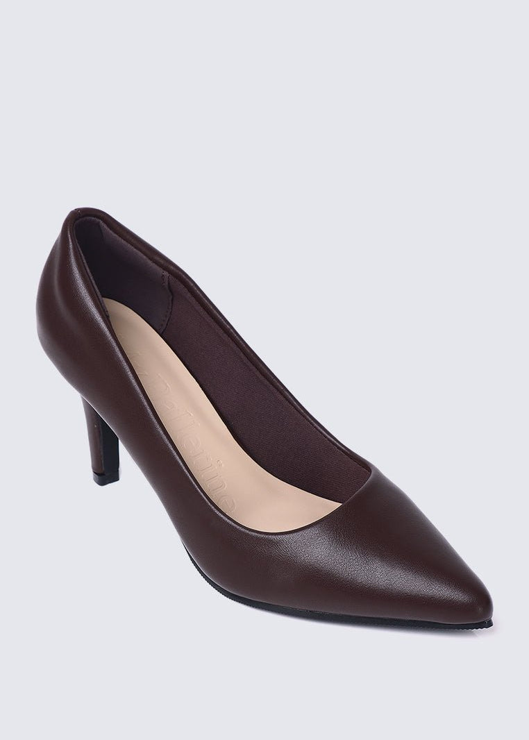 Ashley Comfy Pumps In EspressoPumps - myballerine