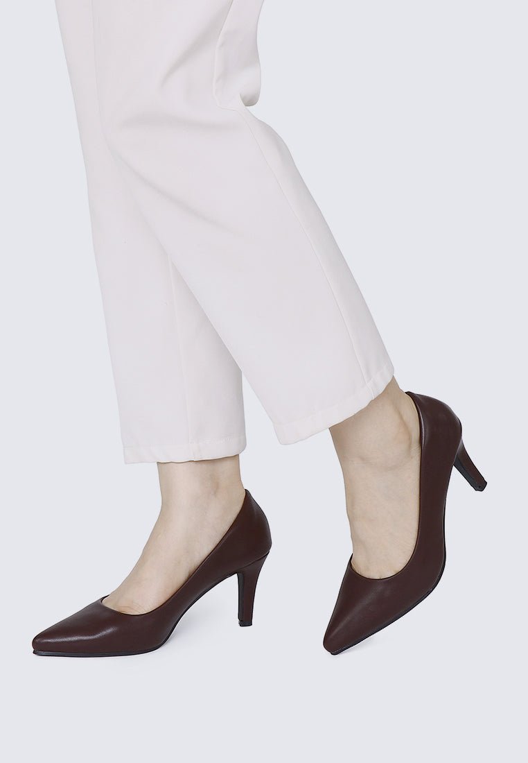 Ashley Comfy Pumps In EspressoPumps - myballerine