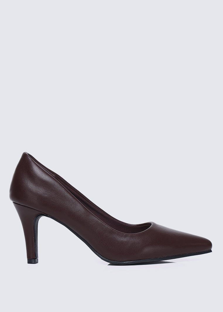 Ashley Comfy Pumps In EspressoPumps - myballerine