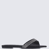 Astra Comfy Sandals In BlackSandals - myballerine