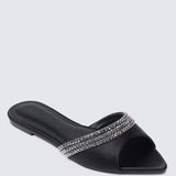 Astra Comfy Sandals In BlackSandals - myballerine