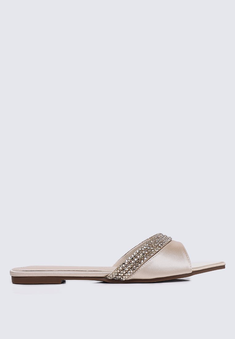 Astra Comfy Sandals In ChampagneSandals - myballerine